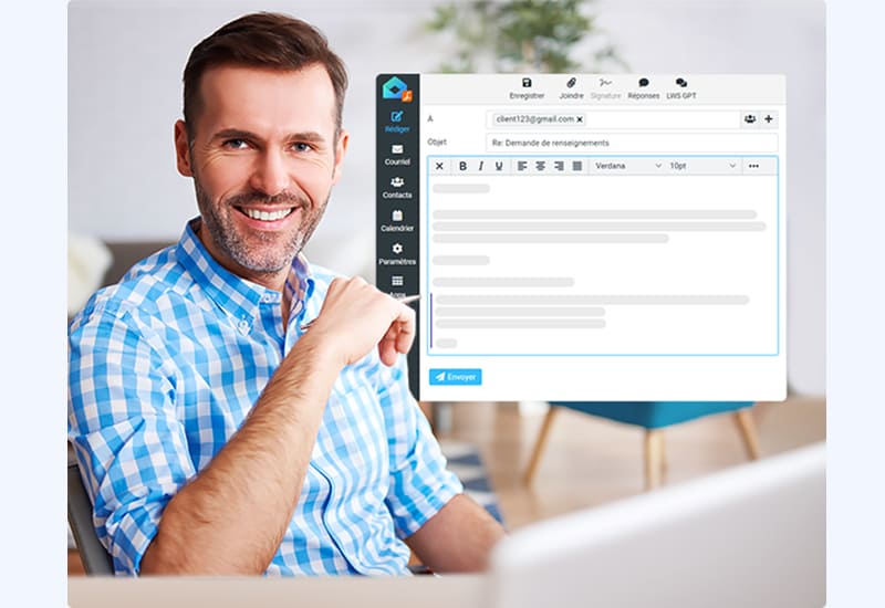 Connexion Webmail RoundCube LWS
